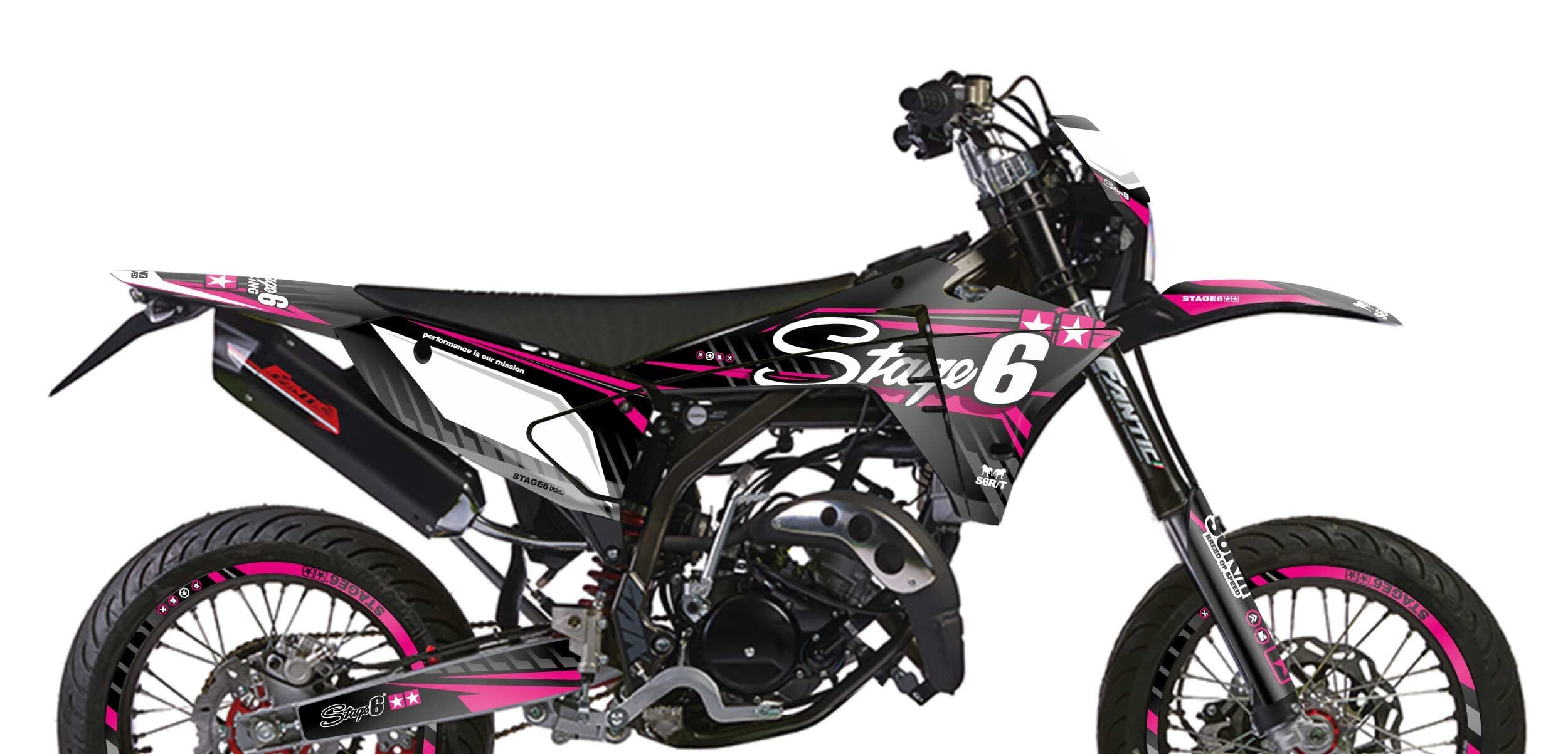 S6-058807.2/PK Kit deco Fantic XM 50 dopo 2023 Stage6 Rosa, COD: S6-058807.2/PK