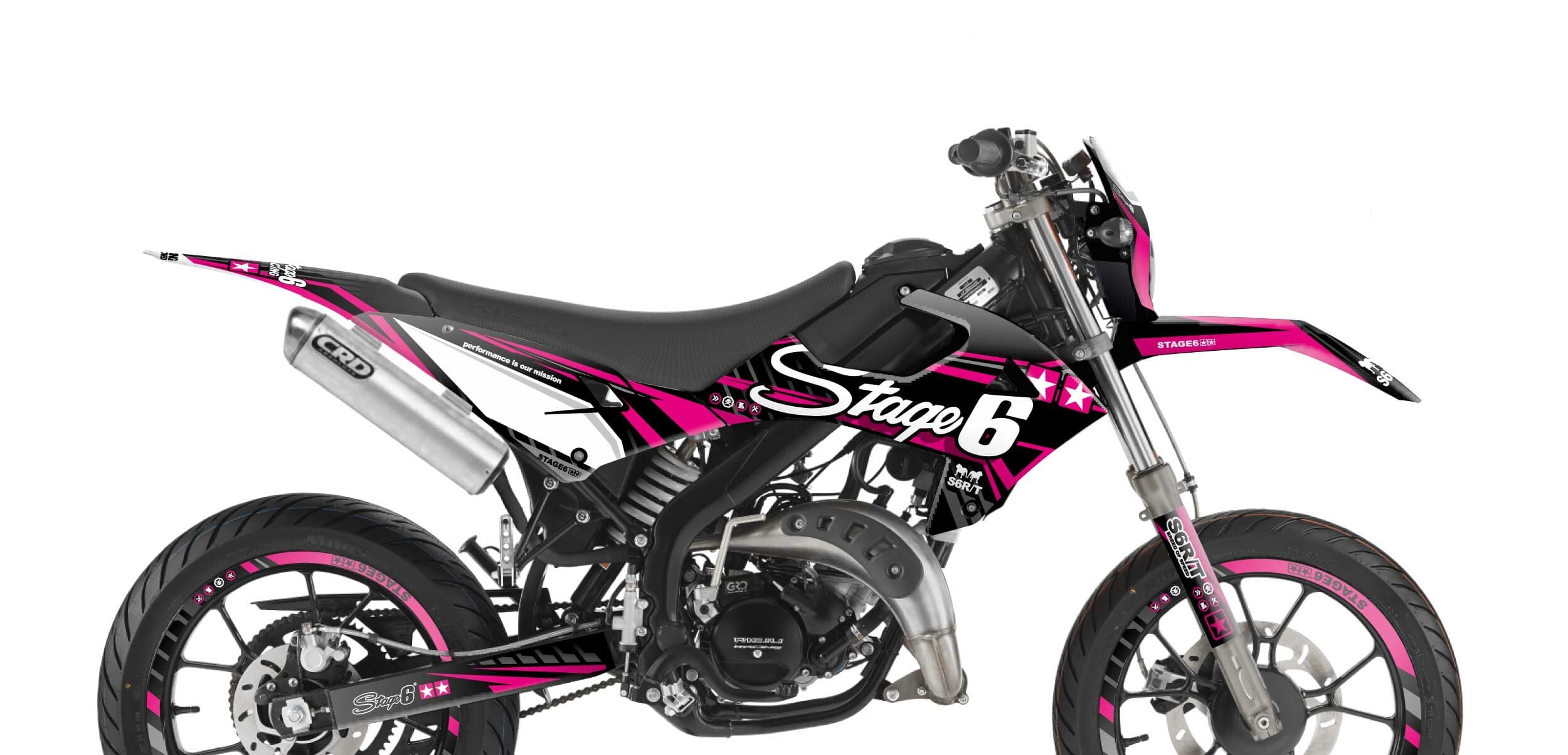 S6-058808.2/PK Kit deco Rieju MRT dopo 2022 Stage6 Rosa, COD: S6-058808.2/PK