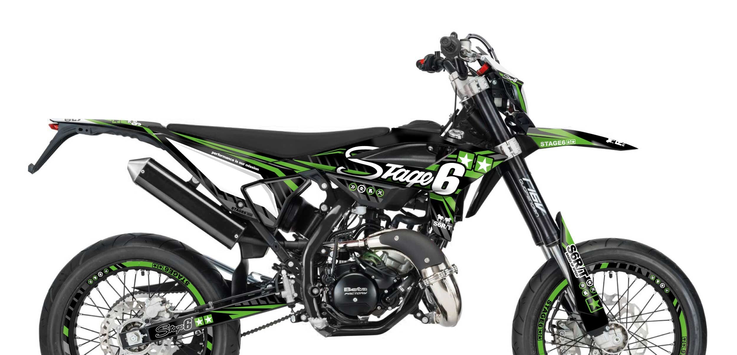 S6-058809.2/GR Kit deco Beta RR dopo 2021 Stage6 Verde, COD: S6-058809.2/GR