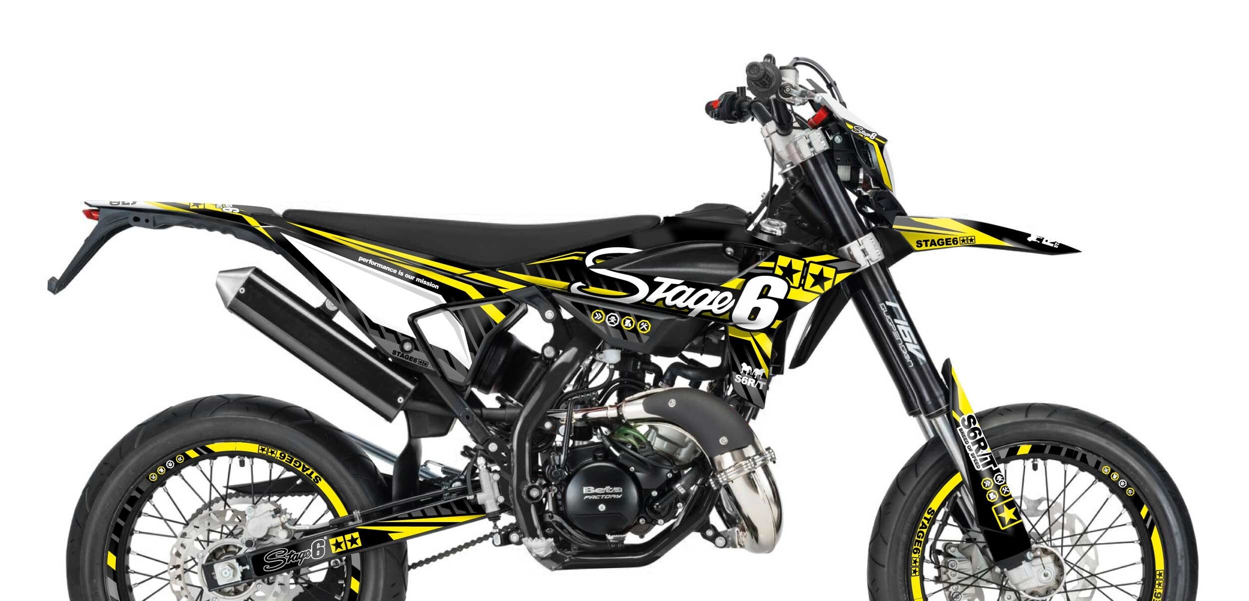 S6-058809.2/YE Kit deco Beta RR dopo 2021 Stage6 Giallo, COD: S6-058809.2/YE