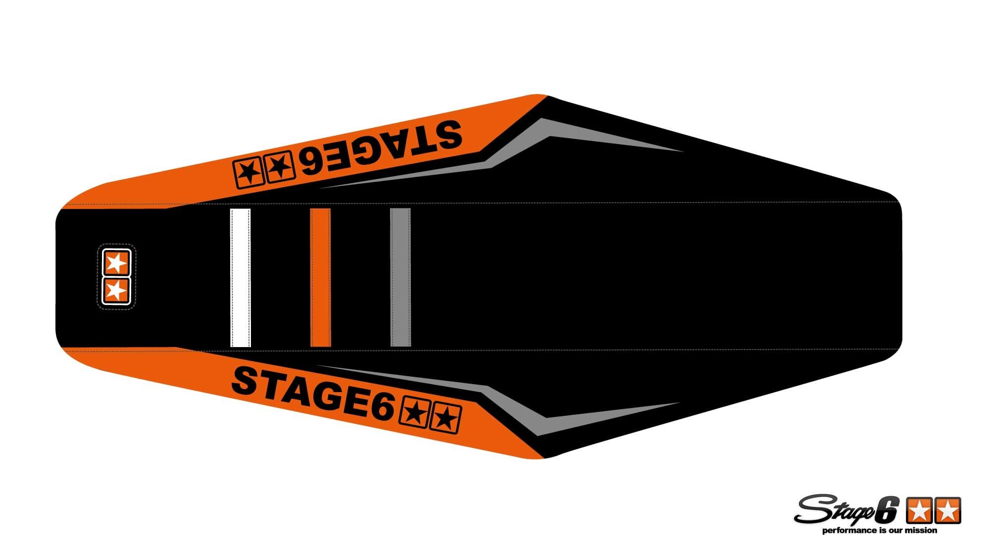 S6-058861.2/OR Coprisella Yamaha DT Stage6 Full Covering Arancione