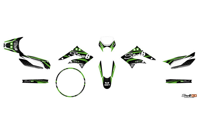 S6-059302.2/GR Kit deco Derbi X-Treme 2011 - 2017 Stage6 Verde