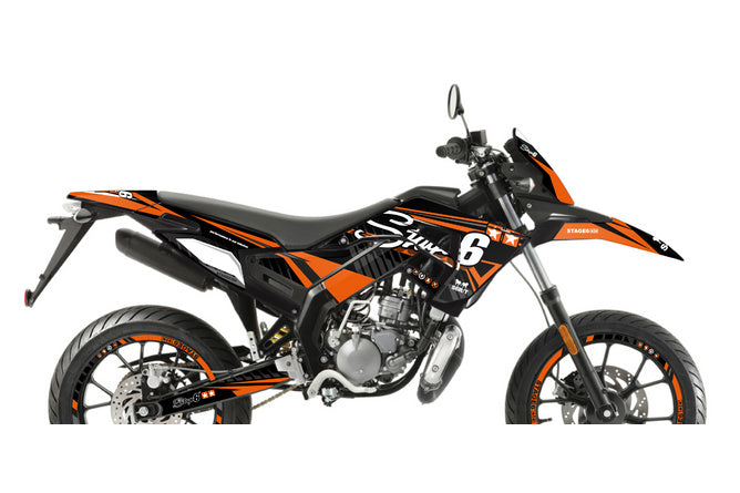 S6-059303.2/OR Kit deco Derbi X-Treme 2018 - 2020 Stage6 Arancione, COD: S6-059303.2/OR