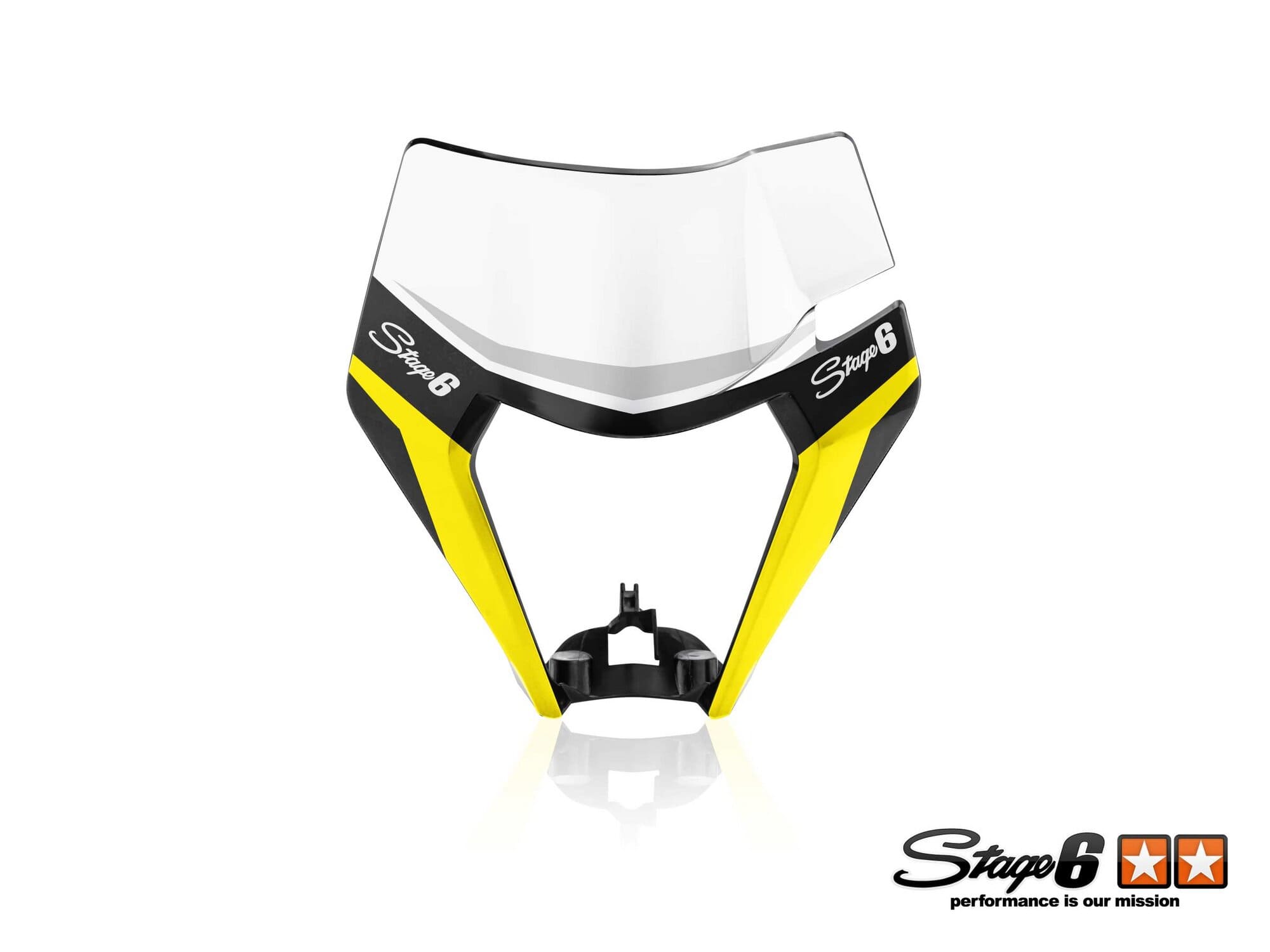 S6-058900.2/YE Grafica maschera faro KTM EXC Stage6 giallo, COD: S6-058900.2/YE