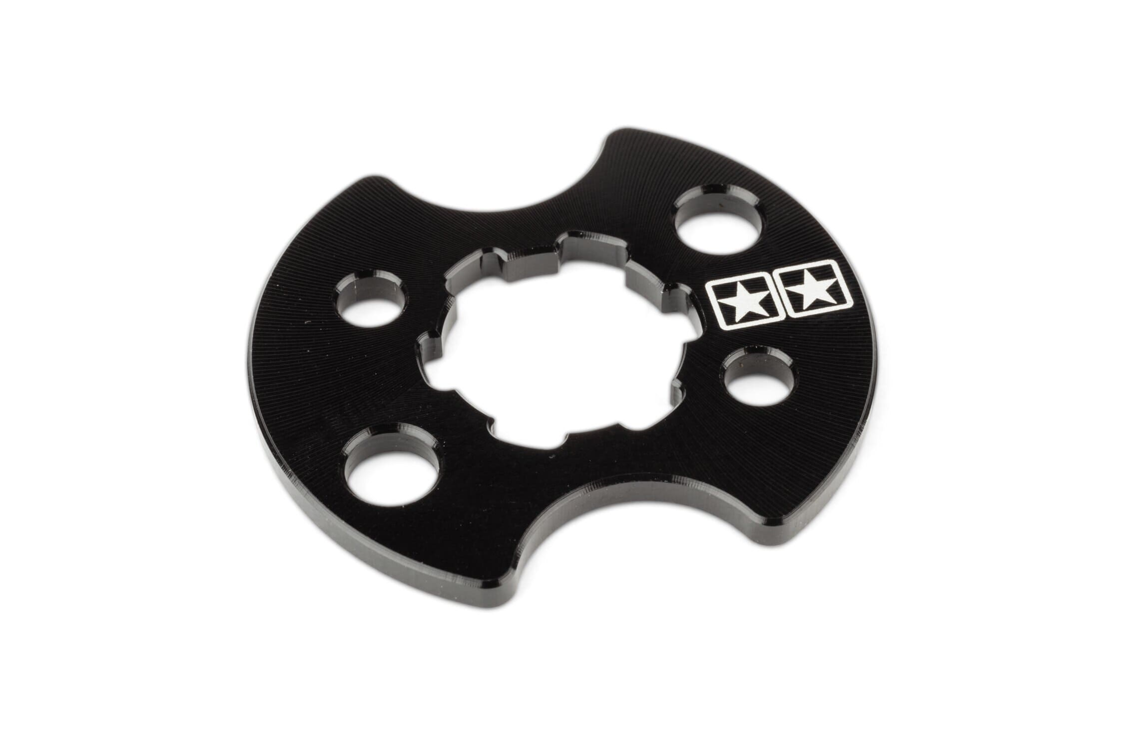 S6-2029301/BK Piastra fissaggio pignone Derbi Stage6 nero