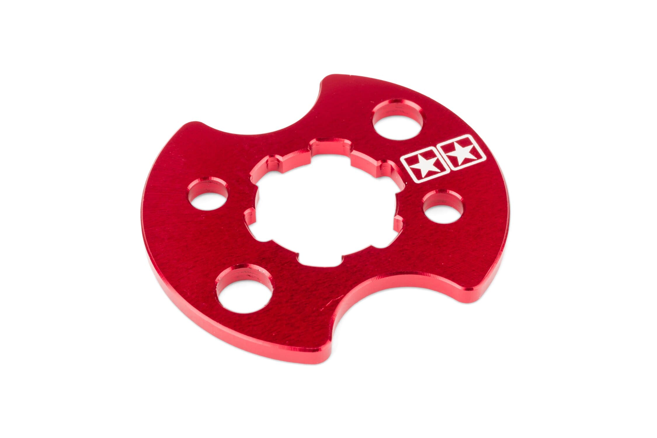 S6-2029301/RE Piastra fissaggio pignone Derbi Stage6 rosso