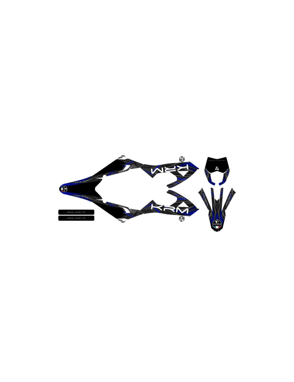 KR715F Kit deco Rieju MRT dopo 2022 blu, COD: KR715F