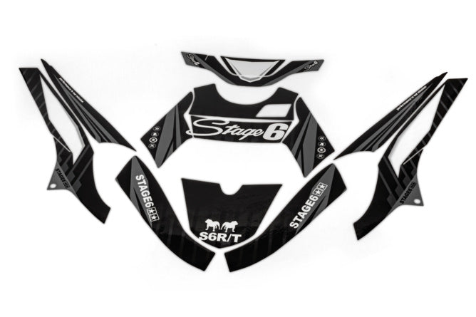 S6-056801.2/BK Kit deco Yamaha BWs after 2004 Stage6 Black