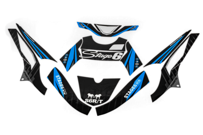 S6-056801.2/BL Deco Kit Yamaha BWs after 2004 Stage6 Blue