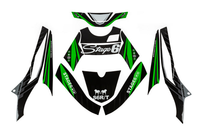 S6-056801.2/GR Kit deco Yamaha BWs dopo 2004 Stage6 Verde