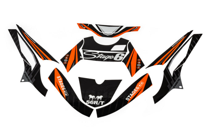 S6-056801.2/OR Kit deco Yamaha BWs dopo 2004 Stage6 Arancione, COD: S6-056801.2/OR