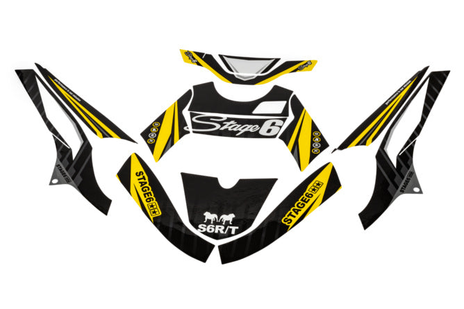 S6-056801.2/YE Kit deco Yamaha BWs dopo 2004 Stage6 Giallo
