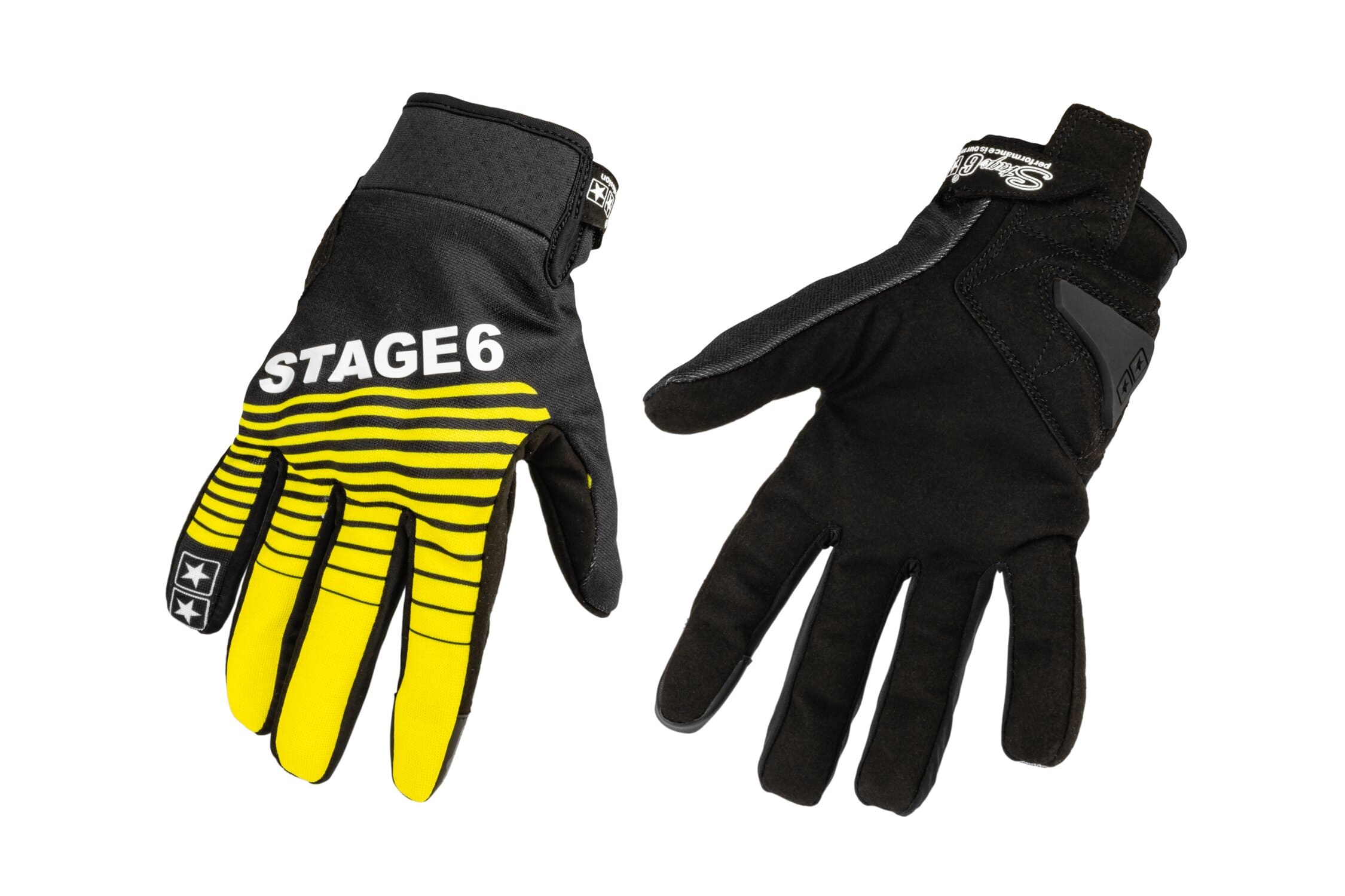 S6-0868/M Guanti moto Stage6 Street Pure Giallo / Nero M, COD: S6-0868/M