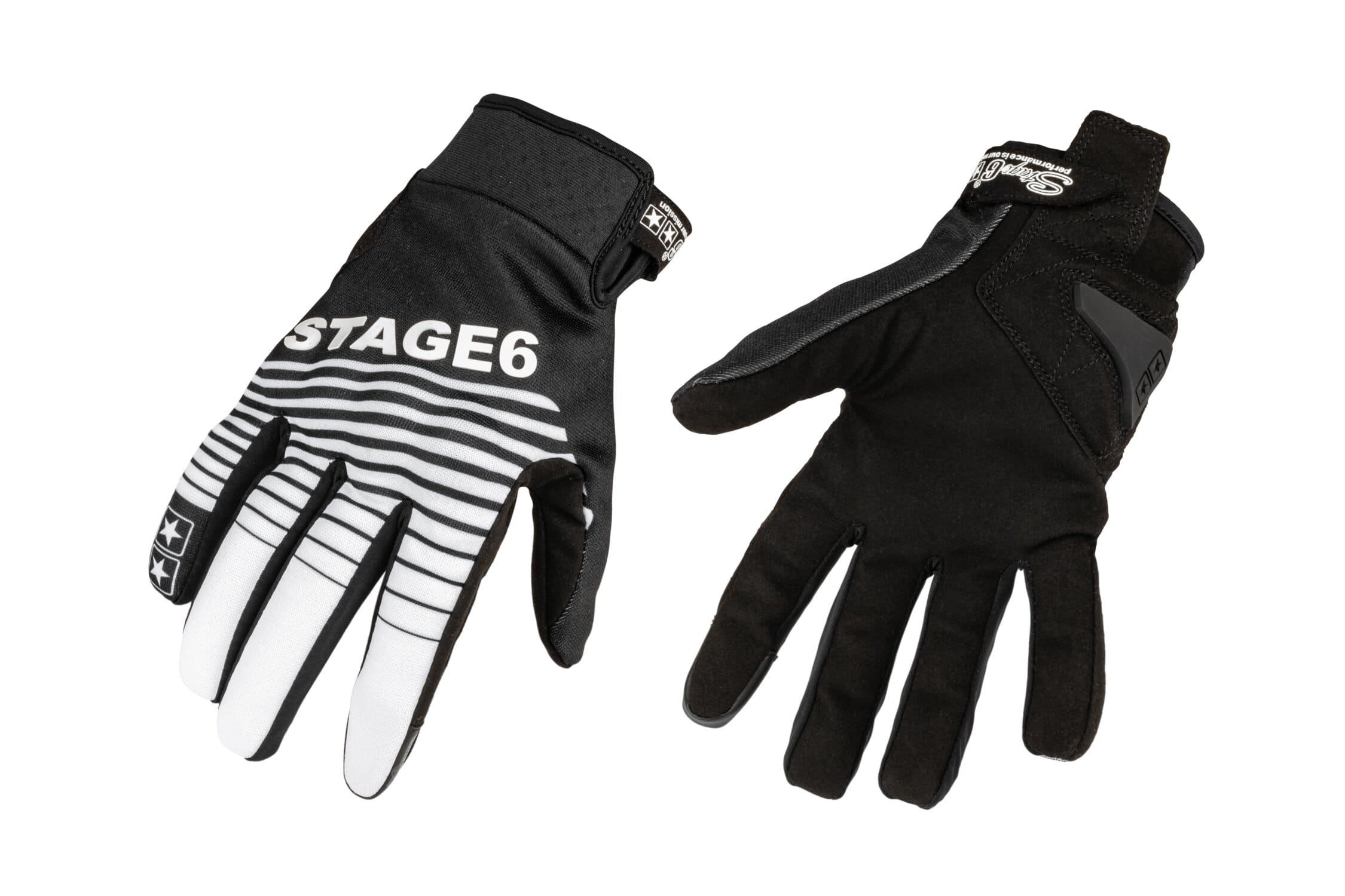 S6-0866/M Guanti moto Stage6 Street Pure Bianco / Nero M, COD: S6-0866/M