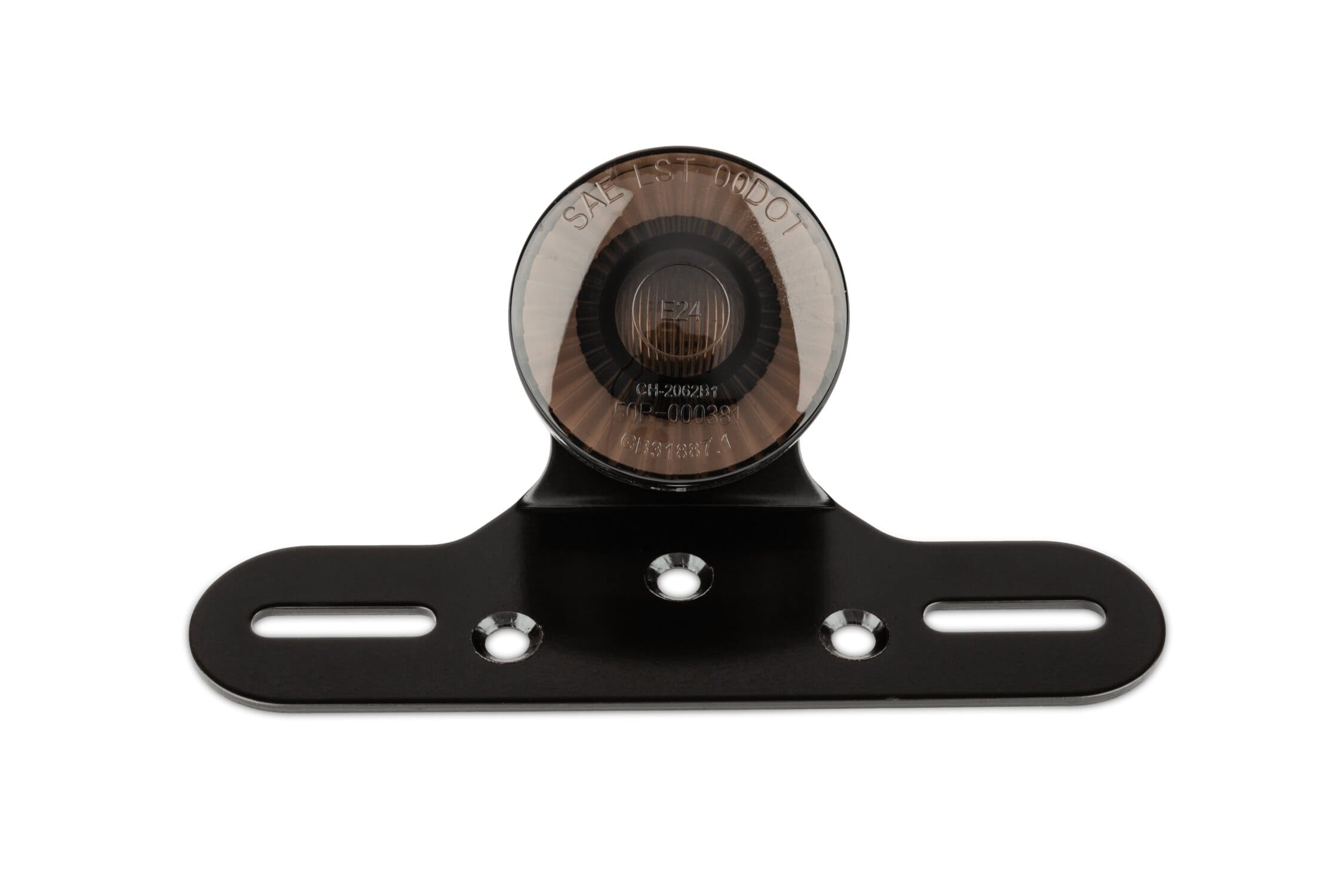 STR-542.84/BK Fanalino LED Cicular Black-Line con portatarga, COD: STR-542.84/BK
