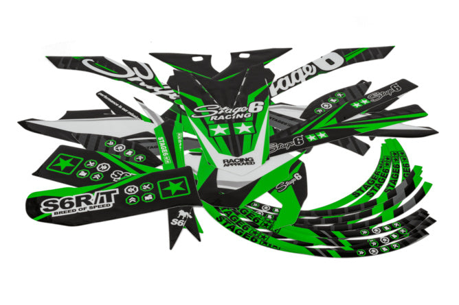 S6-058806.2/GR Kit deco Sherco SM-R 50 dopo 2018 Stage6 Verde