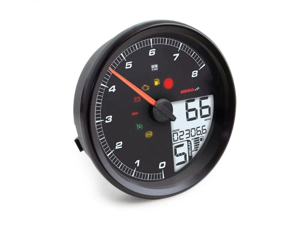 KO-BA072110 Contachilometri Koso HD-05 per Harley Davidson® 2004 - 2013 Nero, COD: KO-BA072110
