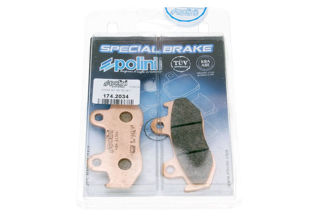 P174.2034 Pastiglie freno anteriori Polini Sinter Honda SH 125 - Billaricambi SRLS