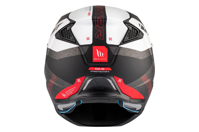 MT-203037 MT Helmets Streetfighter SV S Totem trial helmet gray / red XL