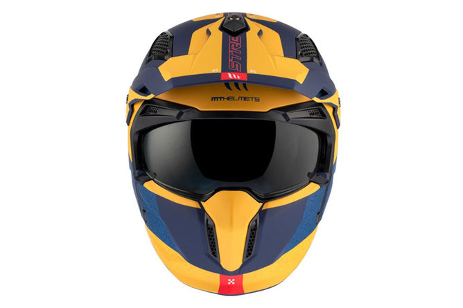 MT-203049 MT Helmets Streetfighter SV S Totem trial helmet blue / yellow XL