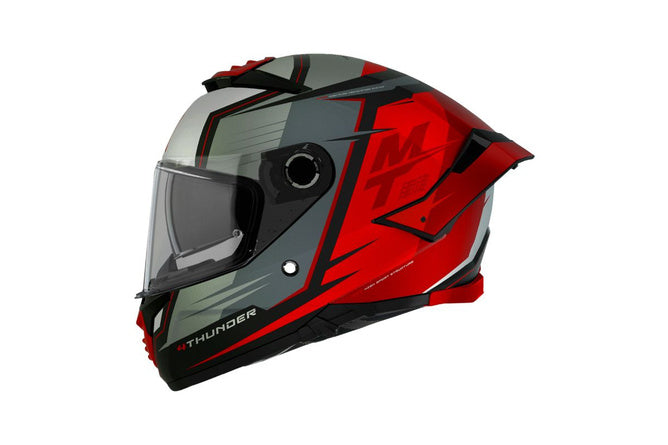 MT-202380 Casco integrale MT Helmets Thunder 4 SV Pental rosso / grigio XL