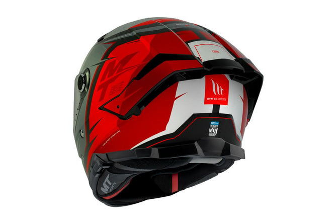MT-202380 Casco integrale MT Helmets Thunder 4 SV Pental rosso / grigio XL