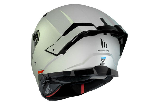 MT-204608 Casco integrale MT Helmets Thunder 4 SV bianco lucido XS