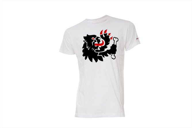 M4114651.W4 T-shirt Malossi Lion White M - Billaricambi SRLS