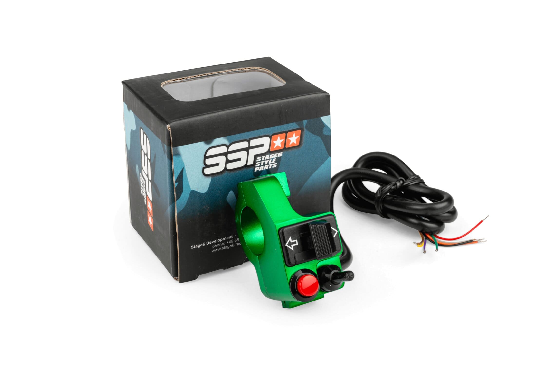 S6-SSP119/GR Interruttore universale Stage6 verde, COD: S6-SSP119/GR