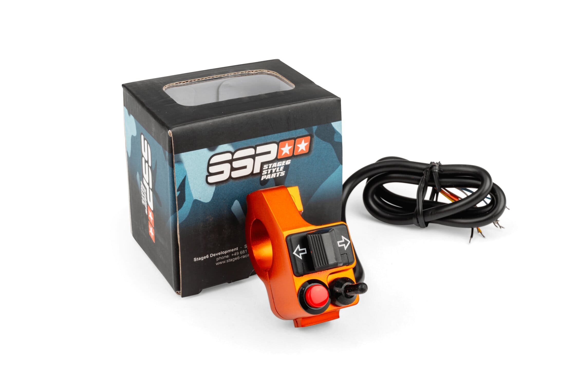 S6-SSP119/OR Interruttore universale Stage6 arancione, COD: S6-SSP119/OR