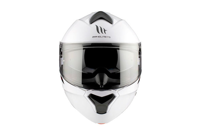 MT-209478 Casco modulare MT Helmets GENESIS bianco lucido M