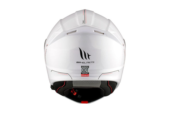 MT-209476 Casco modulare MT Helmets GENESIS bianco lucido XS
