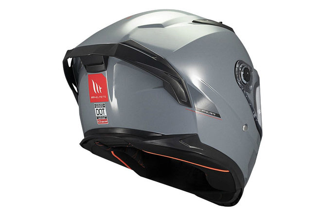 MT-206942 Casco integrale MT Helmets BRAKER A12 grigio opaco XL - Billaricambi SRLS