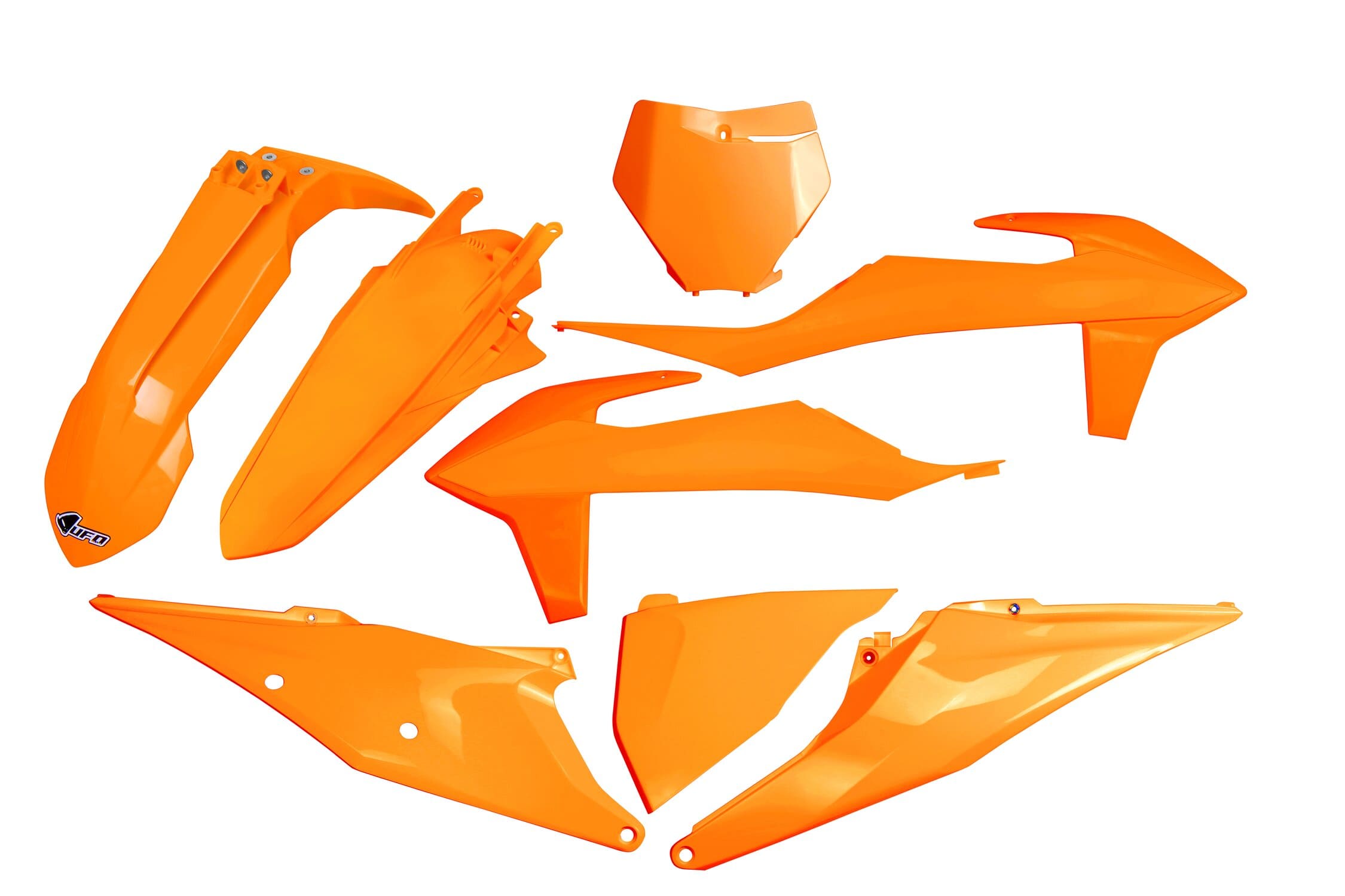 UF-KTKIT522@FFLU Kit plastiche KTM SX / SX-F 2019-2022 UFO arancione fluo, COD: UF-KTKIT522@FFLU