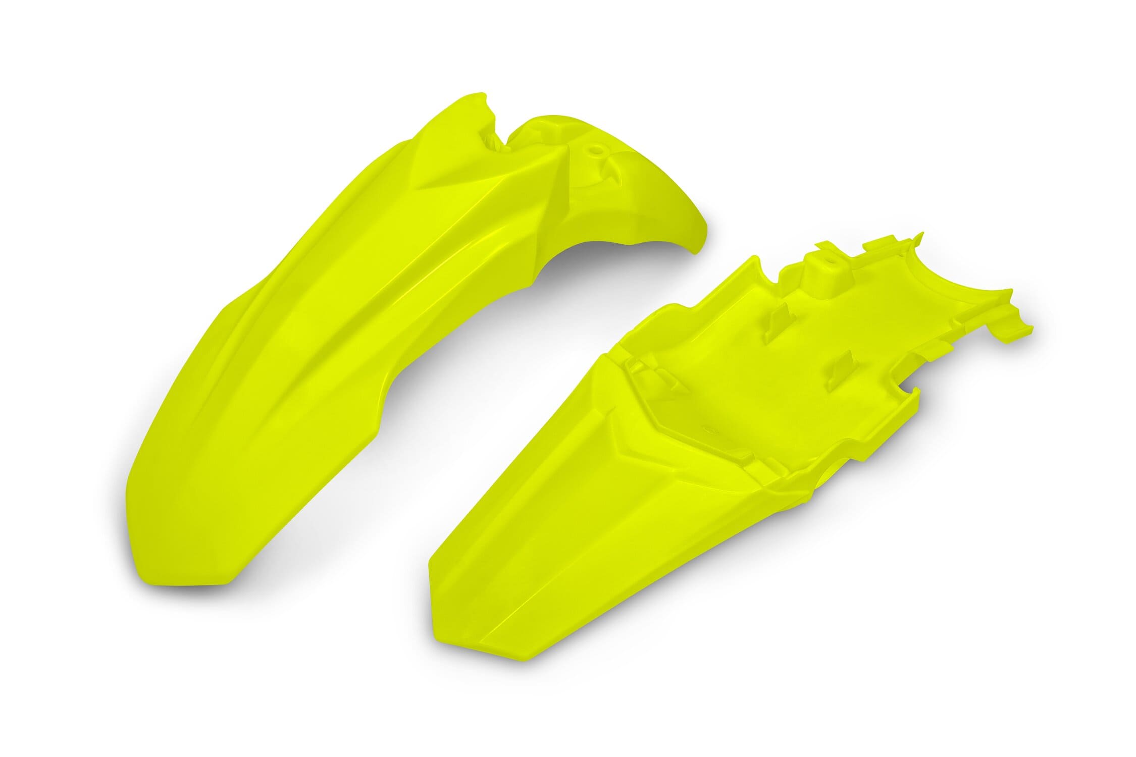 UF-HOFK124@DFLU Set parafanghi anteriore + posteriore CRF 110 dopo 2019 UFO giallo fluo