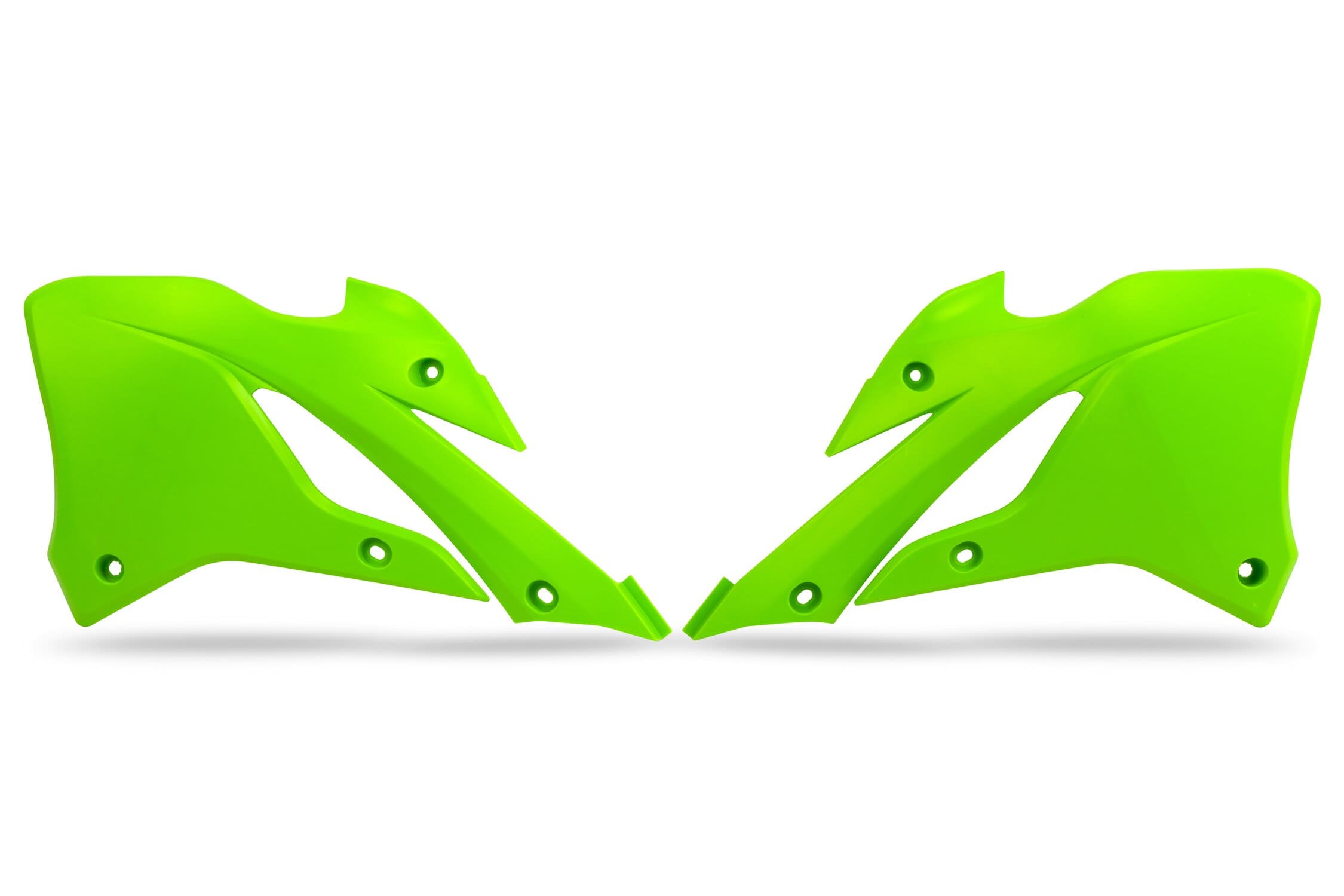 UF-KA04758#AFLU Plastiche radiatore KX 85 dopo 2022 UFO verde fluo, COD: UF-KA04758#AFLU