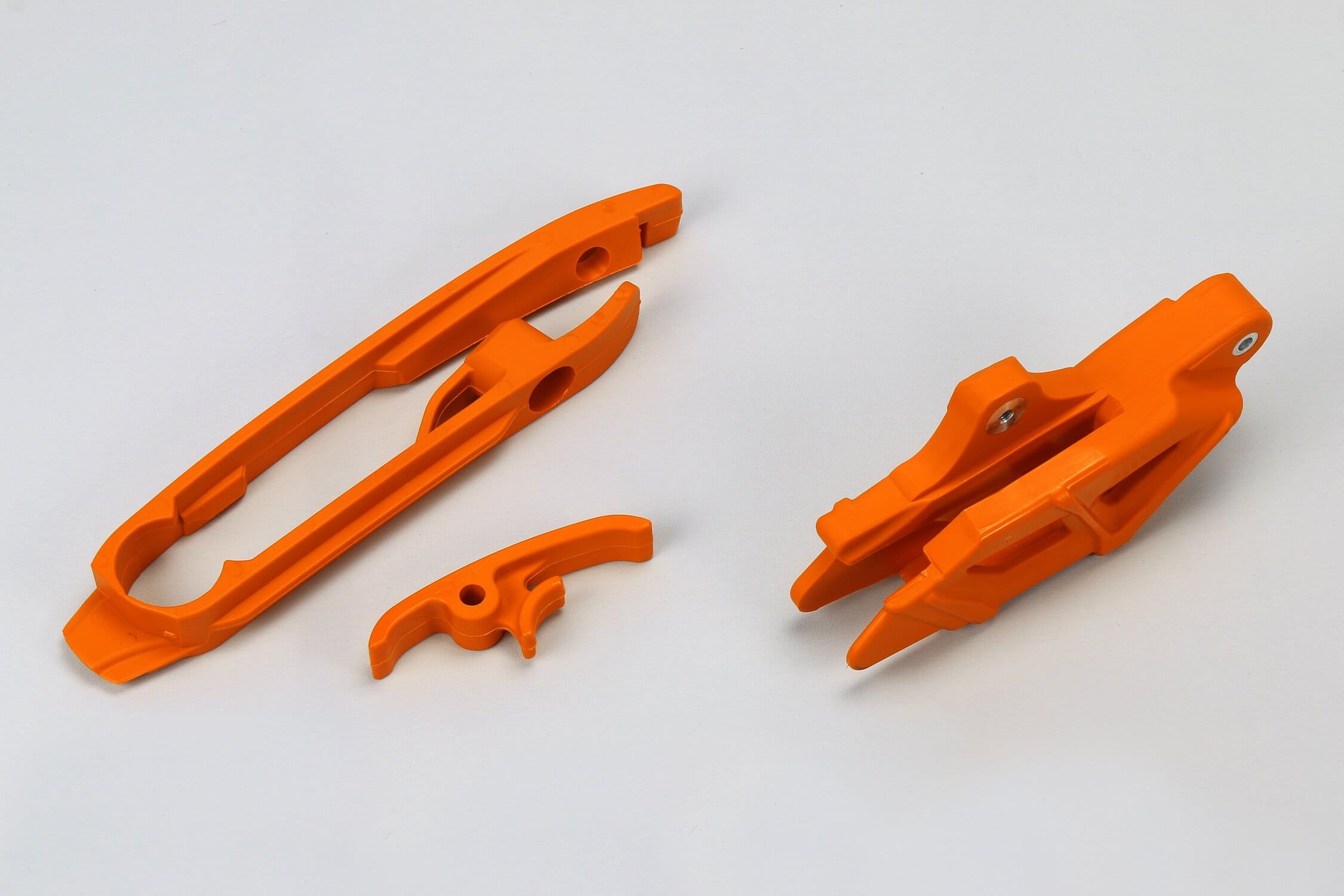 UF-KT04030@127 Kit cruna catena + fascia forcella KTM SX / SXF 2011-2015 arancione UFO, COD: UF-KT04030@127