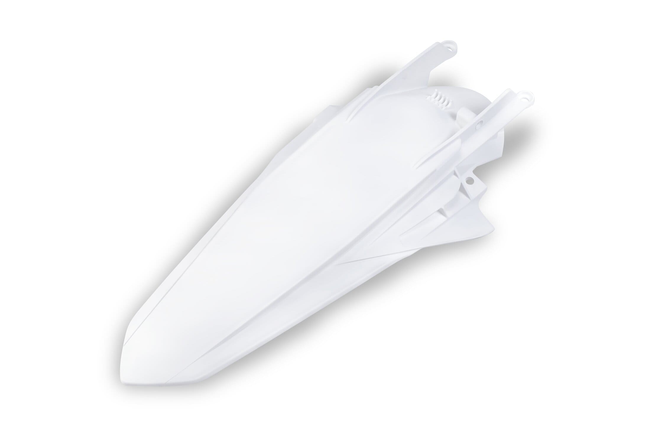 UF-KT04091#042 Parafango posteriore KTM SX / SX-F 2019-2022 UFO bianco OEM, COD: UF-KT04091#042