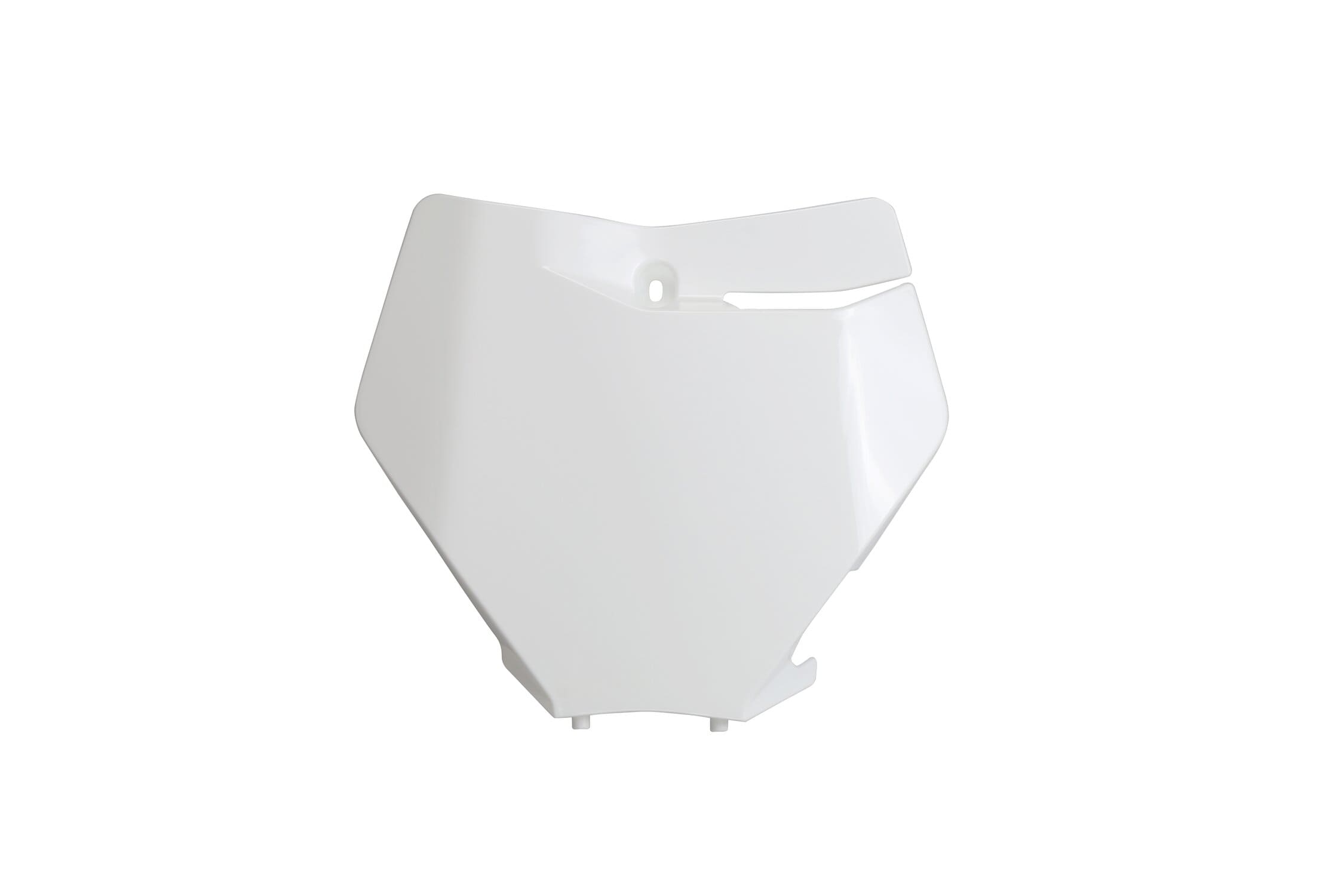 UF-KT04094#047 Portanumero anteriore KTM SX dopo 2019 UFO bianco, COD: UF-KT04094#047