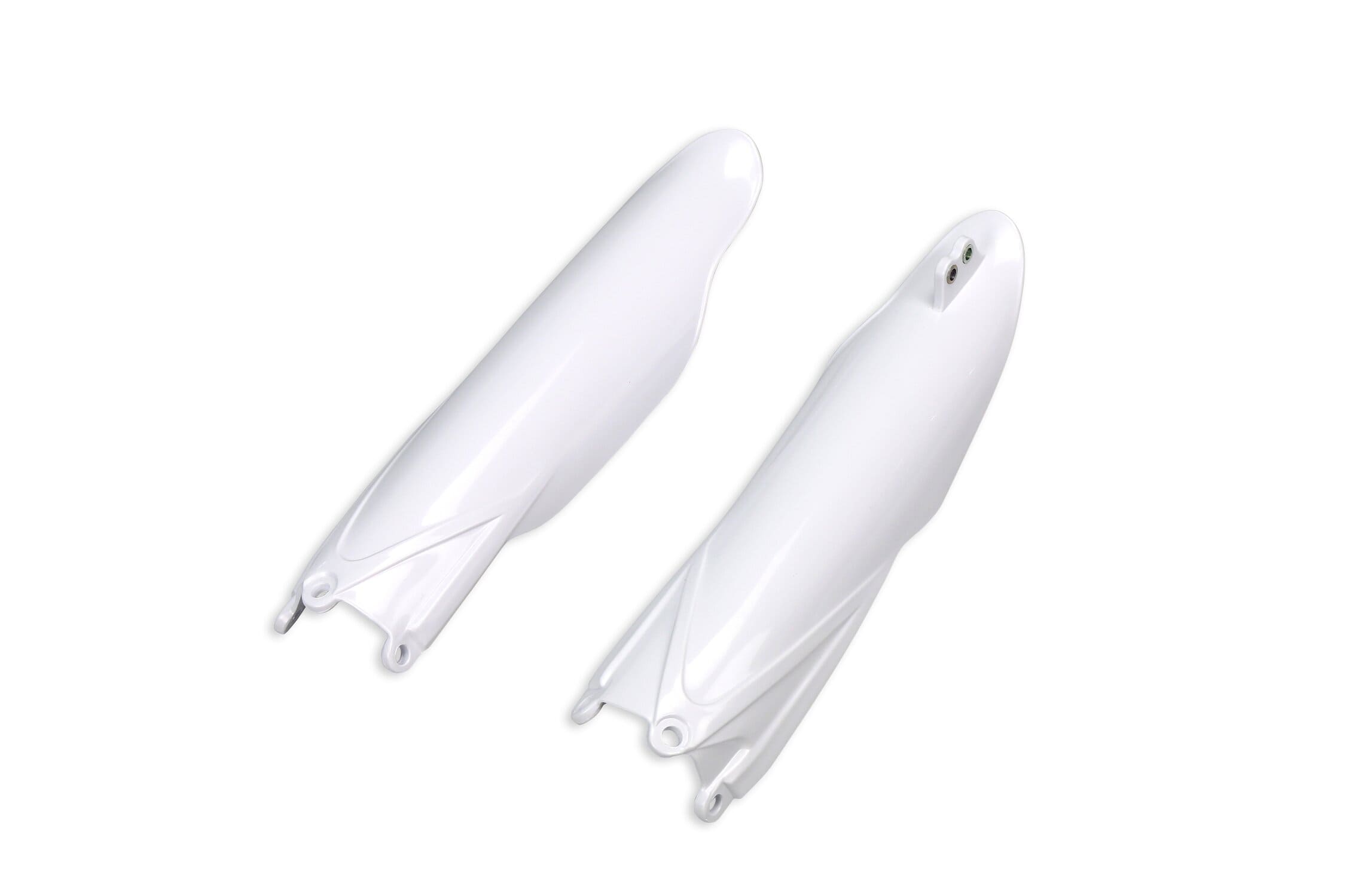 UF-YA04814#046 Protezioni forcella Yamaha YZF dopo 2010 / YZ dopo 2022 bianco, COD: UF-YA04814#046