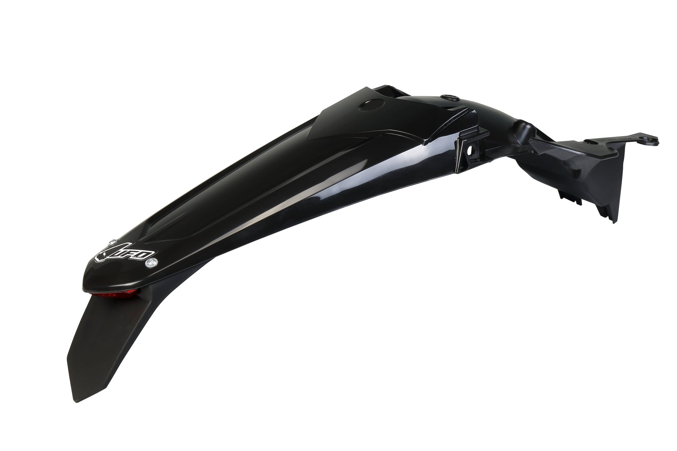 UF-YA04862#001 Parafango posteriore enduro LED Yamaha YZF dopo 2018 UFO nero, COD: UF-YA04862#001