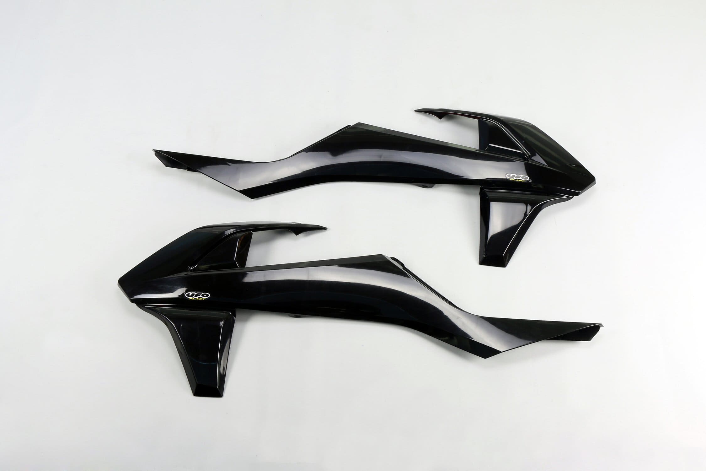 UF-KT04061#001 Plastiche radiatore KTM SX / EXC 2016-2019 UFO nero, COD: UF-KT04061#001