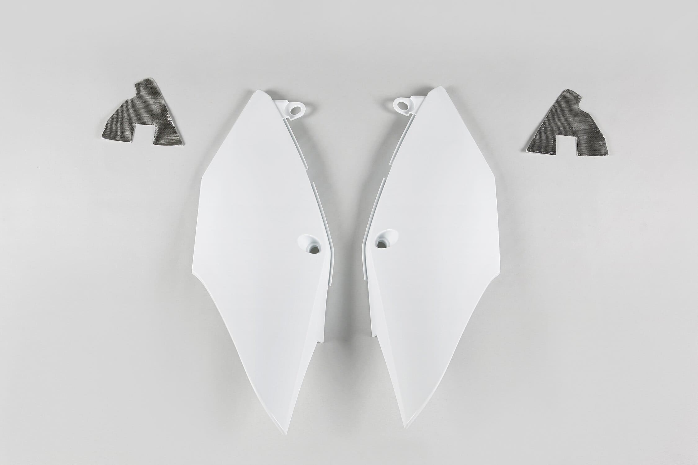 UF-HO04684#041 Fiancatine laterali Honda CRF 250 / 450 2017-2021 UFO bianco, COD: UF-HO04684#041
