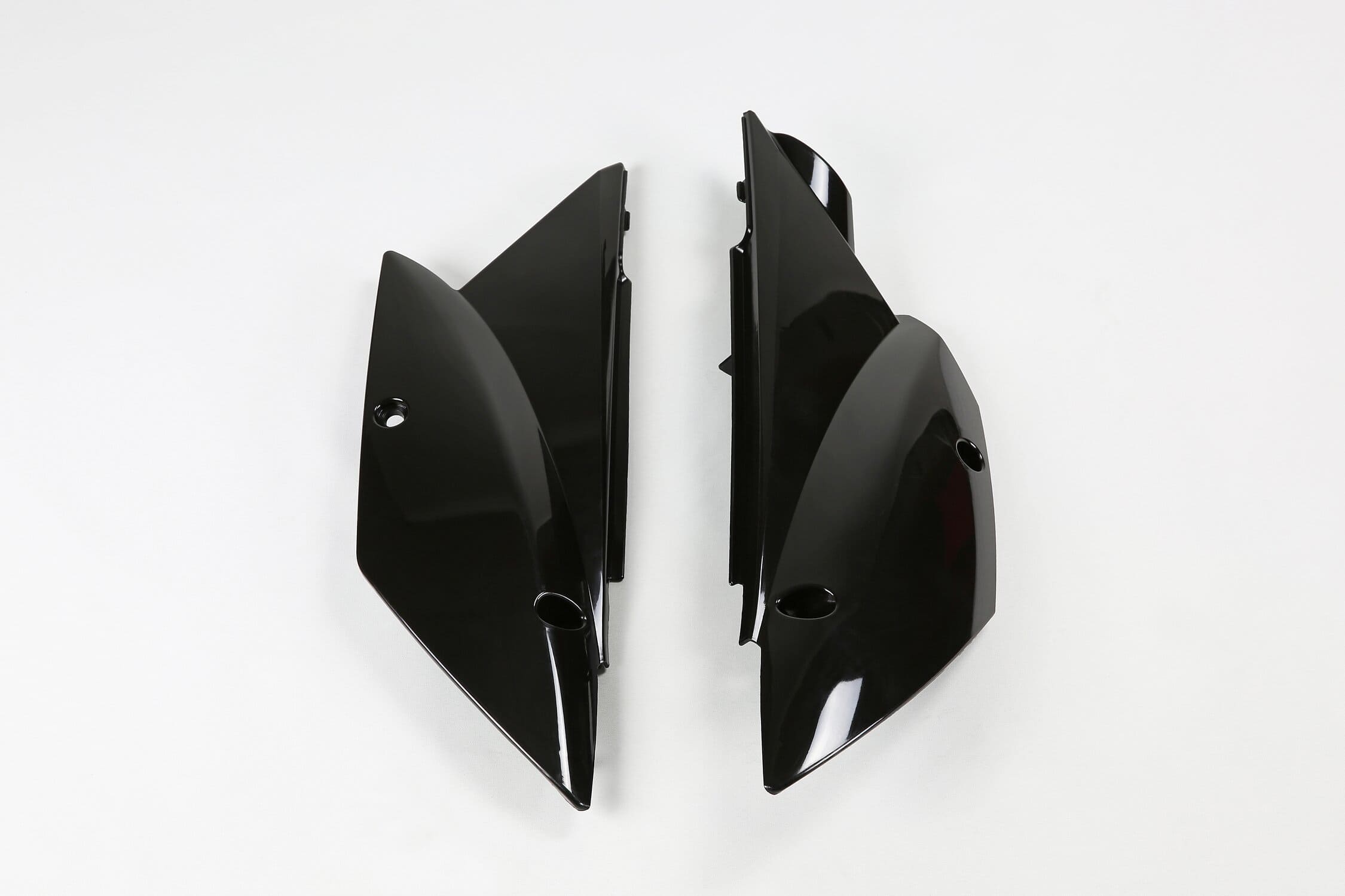 UF-KA04717#001 Fiancatine laterali Kawasaki KLX 110 UFO nero, COD: UF-KA04717#001
