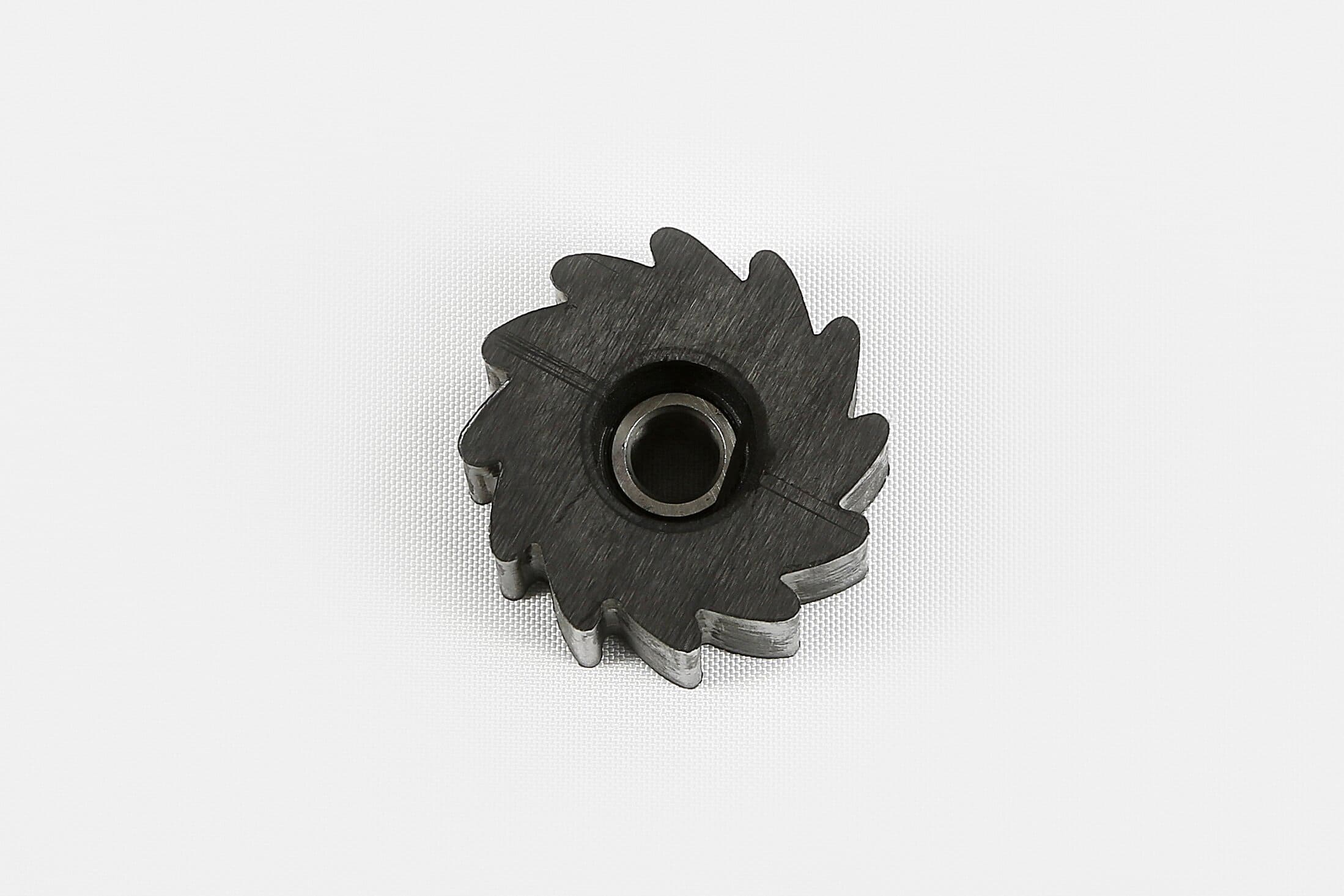 UF-KA04754#001 Rullo catena inférieure Kawasaki KXF 250 dopo 2021 nero UFO, COD: UF-KA04754#001