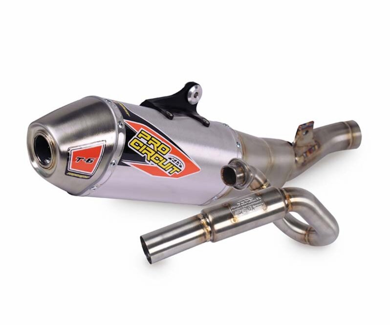 PC-0122445G Scarico Pro Circuit T-6 KX 450 dopo 2024 inox / alluminio