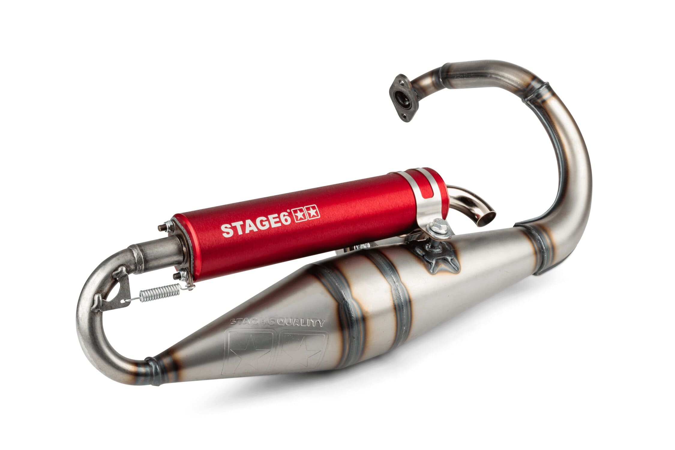 S6-9117504/RE Scarico Stage6 Pro Replica MK2 rosso Peugeot Speedfight 1 e 2, COD: S6-9117504/RE