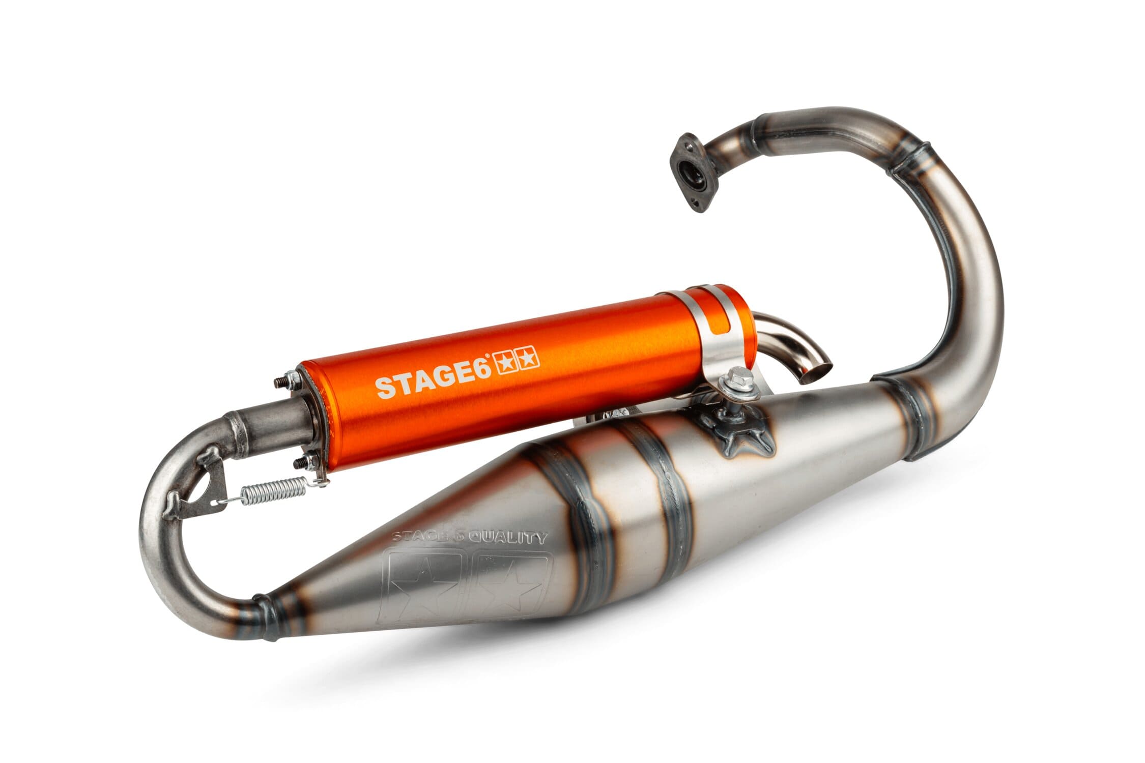 S6-9117504/OR Scarico Stage6 Pro Replica MK2 arancione Peugeot Speedfight 1 e 2, COD: S6-9117504/OR