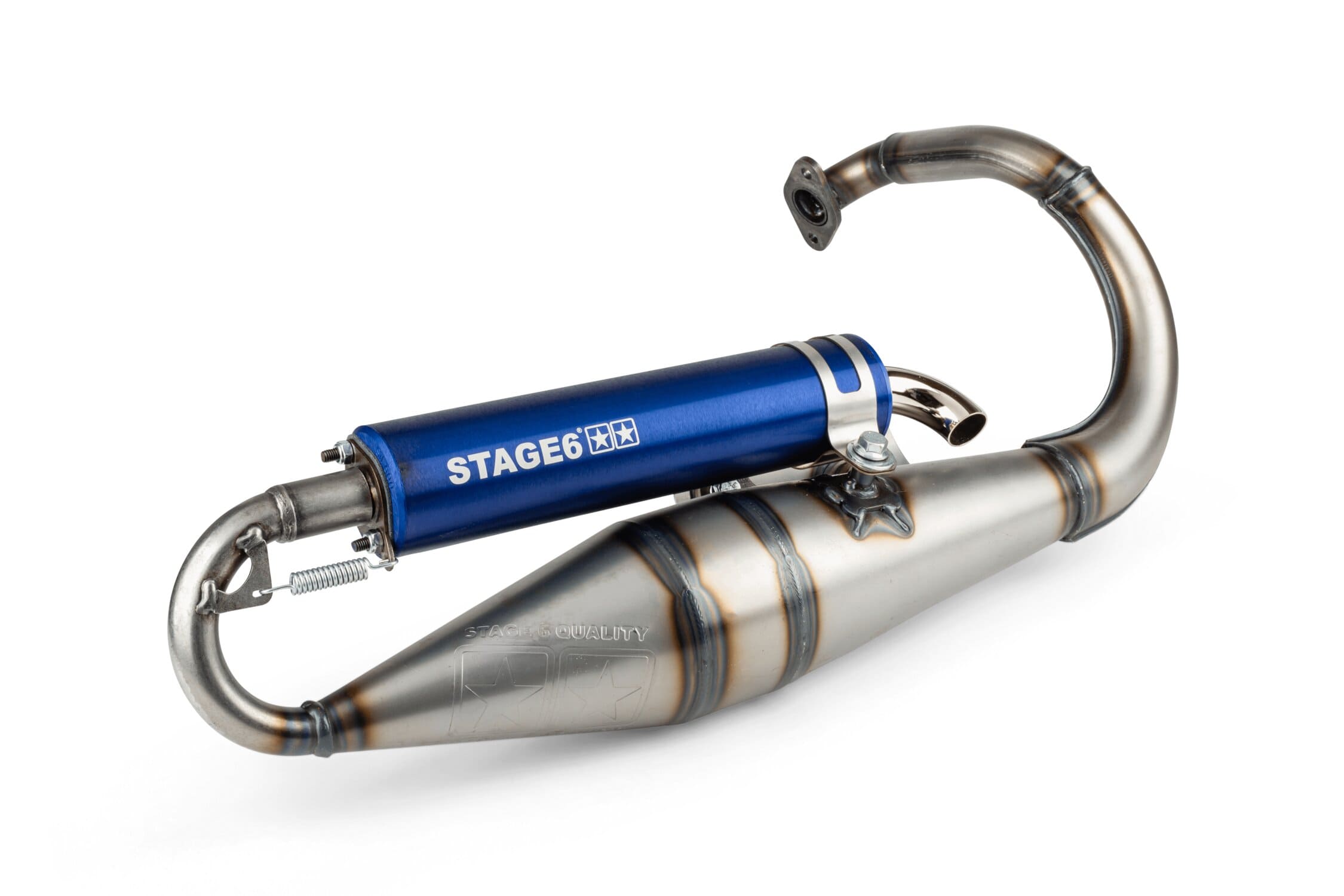 S6-9117504/BL Scarico Stage6 Pro Replica MK2 blu Peugeot Speedfight 1 e 2, COD: S6-9117504/BL