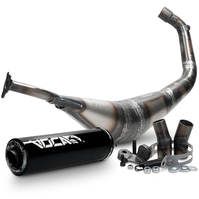 VCR-RD20184/BK Scarico Sherco 50 SM-R Voca Warrior 50 - 70 nero